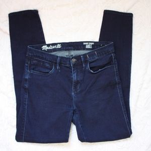 Madewell Skinny Skinny Ankle Jeans 27 Dark Wash
